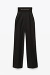 WIDE-LEG TROUSER IN COTTON TAILORING