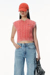 Alexander Wang classic light indigo articulated denim jeans with high-frequency logo