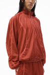 Alexander Wang washed red 网眼针织运动夹克