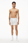 Alexander Wang white men's boxer brief in ribbed jersey