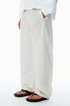 Alexander Wang white onyx unisex track pant