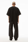 alexander wang beefy graphic tee in japanese jersey black