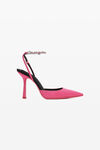 alexander wang delphine 105 徽标粘胶纤维系带鞋 pink