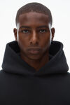 Alexander Wang black 密绒连帽衫