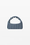 alexander wang scrunchie 提花牛仔布小号手袋 vintage medium indigo