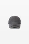 Alexander Wang washed asphalt unisex distressed logo baseball cap