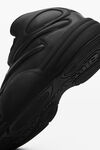 alexander wang aw hoop sneaker in leather black