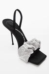 alexander wang julie 水晶发圈凉鞋 black