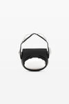 alexander wang 皮革圆顶迷你包 black