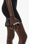 Alexander Wang black heiress pouch in satin