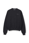 Alexander Wang black 密绒圆领衫
