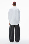 Alexander Wang white 经典棉质系扣衬衫