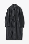 Alexander Wang black primal 羔羊皮中性外套