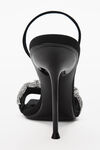 alexander wang julie 水晶发圈凉鞋 black