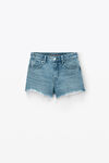 Alexander Wang vintage light indigo bite 高腰牛仔短裤