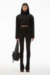 alexander wang ryan 软皮革发泡彩胶大号包袋 black