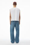 Alexander Wang vintage white men's muscle tank in cotton jersey