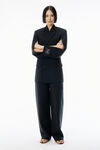 Alexander Wang black black wool mohair blazer dress