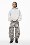 alexander wang 密绒连帽衫 vintage heather grey