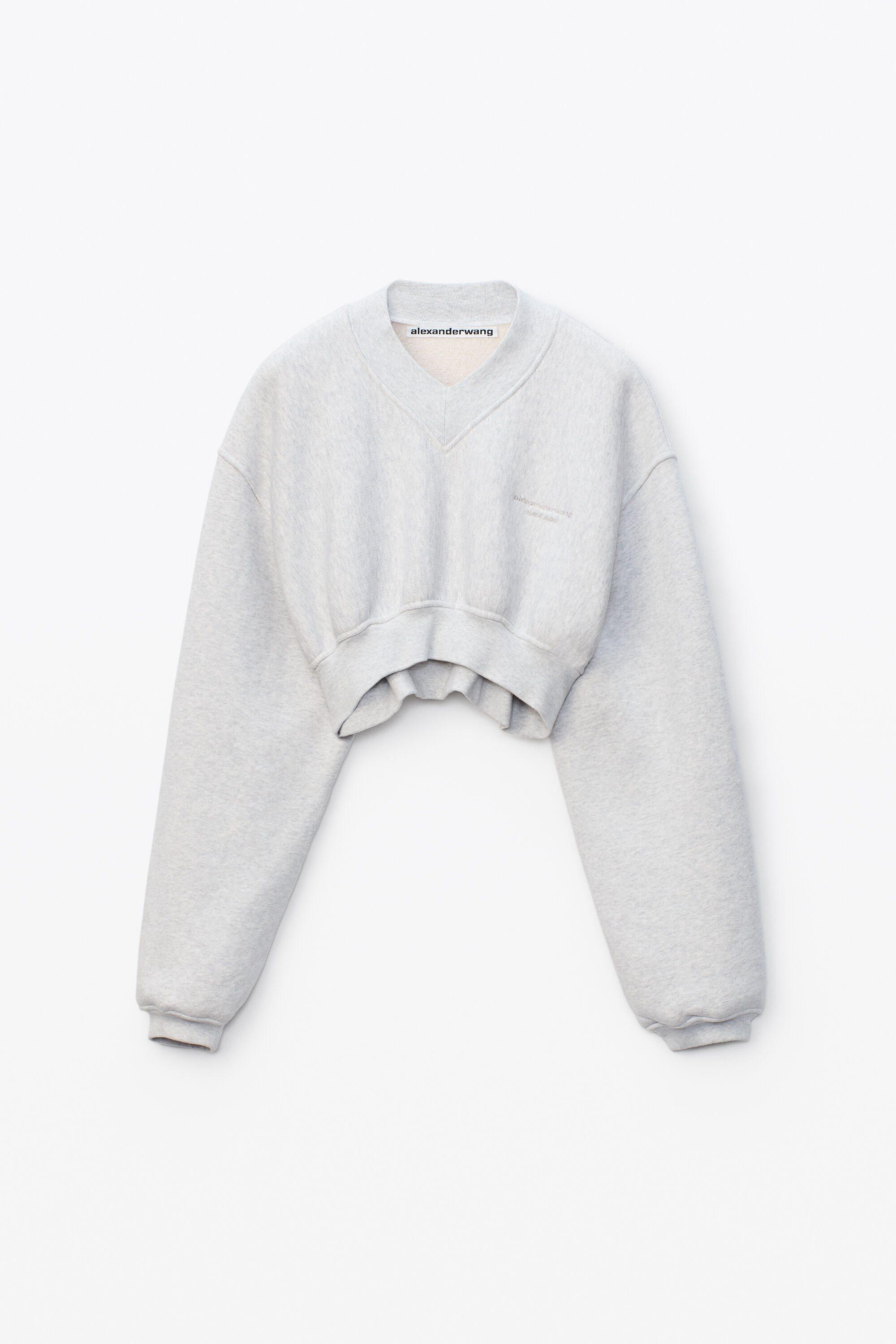alexanderwang V-NECK CROPPED PULLOVER 