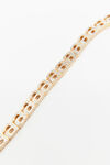 alexander wang diamante a tennis necklace in brass pv gold