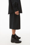 alexander wang dress shirt in wool blend tailoring black