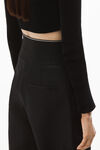 alexander wang 棉质精裁萝卜裤 black