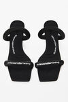 alexander wang jessie nylon low sandal black