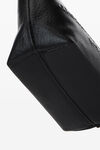 Alexander Wang black 裂纹漆皮硬币钱包