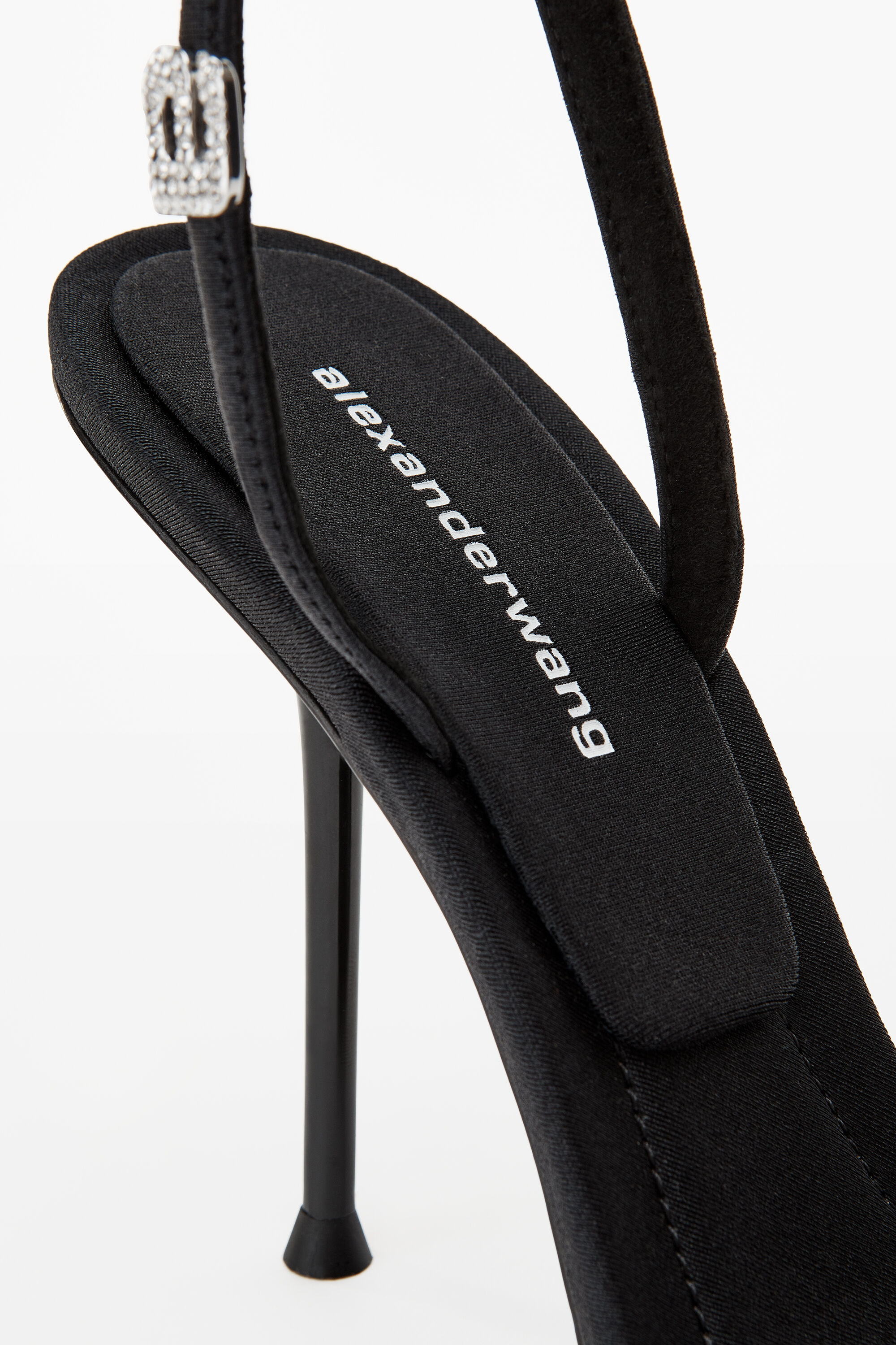 alexander wang logo sandals