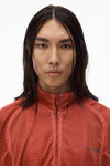 Alexander Wang washed red 网眼针织运动夹克