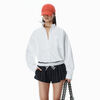 Alexander Wang white cotton oxford oversize shirt