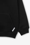 alexander wang essential毛圈布连帽衫 black