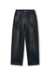 Alexander Wang sunfade black 徽标装饰加大款运动裤
