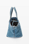 Alexander Wang vintage medium indigo 小号 punch 复古中靛蓝托特包