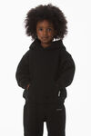 alexander wang essential毛圈布连帽衫 black