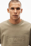 alexander wang dollar bill tee in compact jersey sanctuary