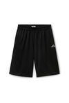 Alexander Wang black unisex athletic mesh logo basketball shorts