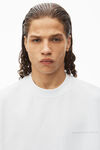 Alexander Wang white 棉质立体标志肌肉背心