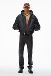 Alexander Wang black 夹棉飞行员夹克