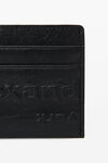 Alexander Wang black 裂纹漆皮卡包