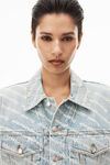 alexander wang 后背垂坠感夹克 pebble bleach