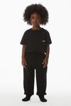 alexander wang essential 平纹针织布短袖 t 恤 black
