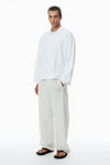 Alexander Wang white onyx unisex track pant