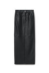 Alexander Wang black primal 纳帕羊皮五口袋铅笔半身裙