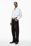 Alexander Wang washed black ez cut-out logo jeans