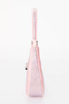 alexander wang w legacy small hobo in crystal satin prism pink