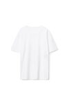 Alexander Wang white 发泡徽标装饰棉质平纹针织 t 恤