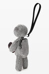 Alexander Wang white/red beiress 人造水晶网眼腕包