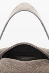 Alexander Wang grey ricco small bag in nubuck leather